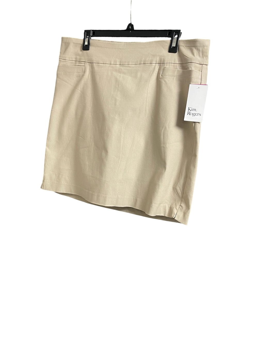 KIM ROGERS MILLENNIUM SKORT WOMENS MINI SKIRT TUMMY CONTROL CREAM COLOR SIZE 18* - Picture 10 of 13